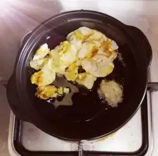 Make Salted egg tofu step 0