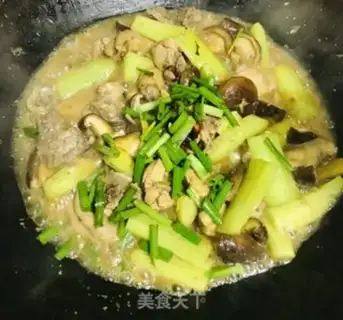 Make Chicken stew mushrooms step 9