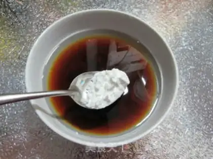 Make Shrimp-dried quail egg chords step 4