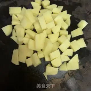 Make Curry potatoes and rice step 0