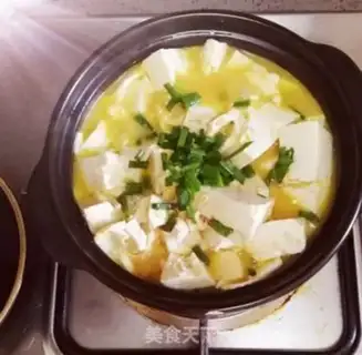 Make Salted egg tofu step 3