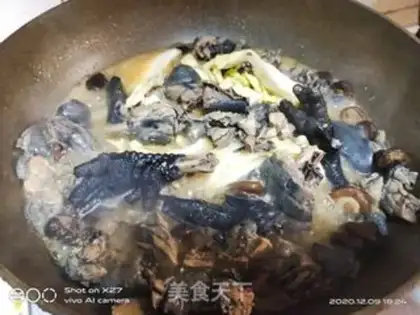 Make A chicken with mushrooms and cabbage step 5