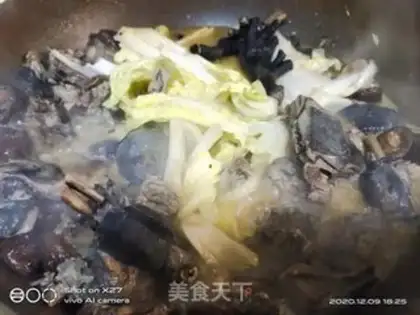 Make A chicken with mushrooms and cabbage step 7