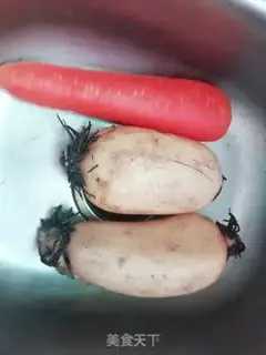 Make Carrot Lotus bone soup step 0