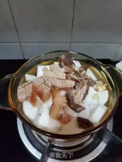 Make The radish stew step 2
