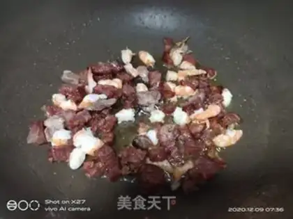 Make Shrimp veggies and rice step 3