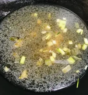Make A sour fan stewed with duck blood step 5