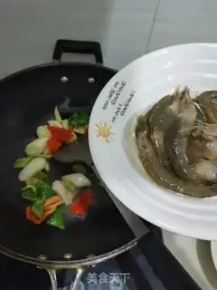 Make Lemon and shrimp step 2