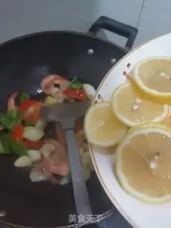 Make Lemon and shrimp step 4