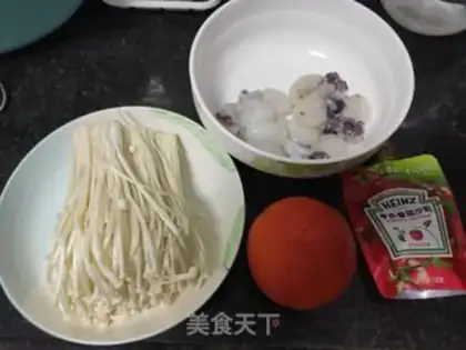 Make Tomato ink fish step 0