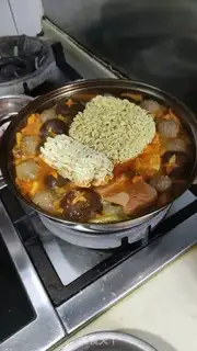Make The Korean army fire pot step 15
