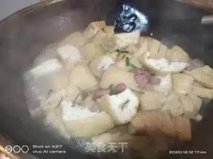 Make Tofu stew step 4