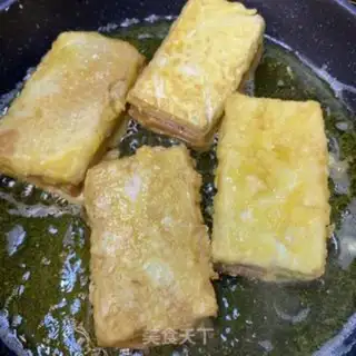 Make "Sunning tofu for lunch." step 7