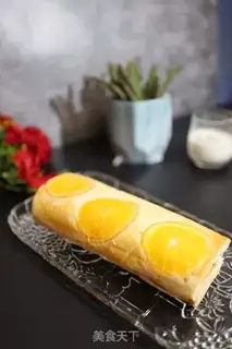 Make Orange cake roll step 15