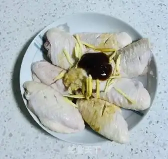 Make A fan of chicken wings step 2