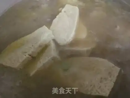 Make Tofu soup step 4