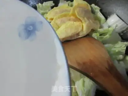 Make Winter egg dumplings step 5