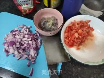 Make Shrimp ketchup pasta step 5