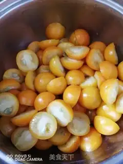 Make Ice cream, orange honey step 1