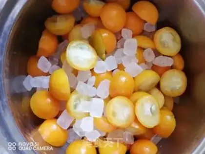 Make Ice cream, orange honey step 2