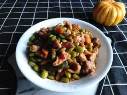 Make Rabbits with green beans step 10