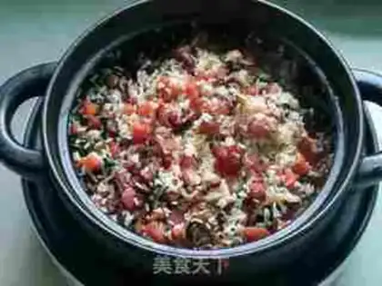 Make Pumpkin rice step 7