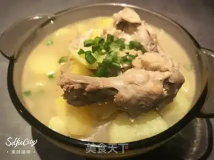 Make Chicken leg and potatoes step 6
