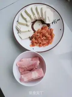 Make Hot cabbage tofu step 0