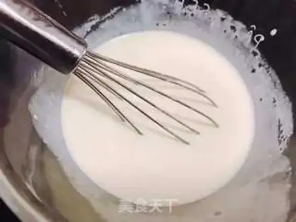 Make Sweet egg dumplings step 1