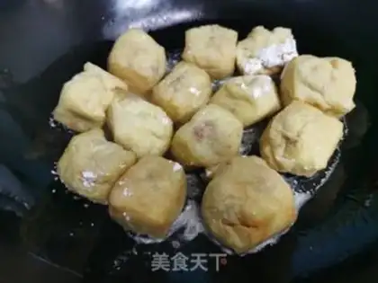Make Tofu puffed meat step 5