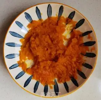 Make Red sugar. Pumpkin rice balls step 6