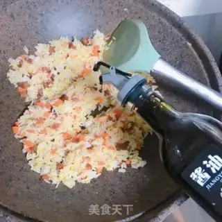 Make Sausage fried rice step 4