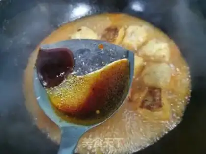 Make Tofu puffed meat step 9