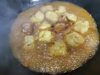 Make Tofu puffed meat step 10