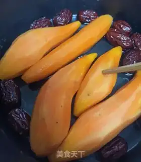 Make Sweet and red dates and sweet potatoes step 3