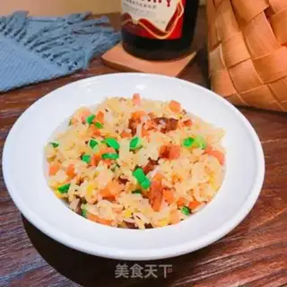 Make Sausage fried rice step 7
