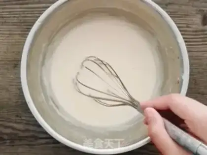 Make original waffles step 4