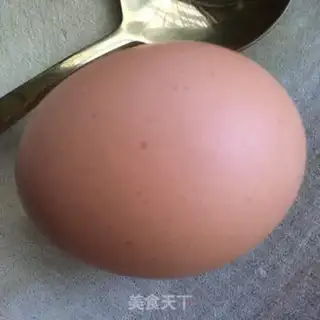 Make "Purple rice sweet egg broth." step 1