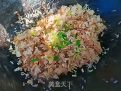 Make radish and egg fried rice step 6
