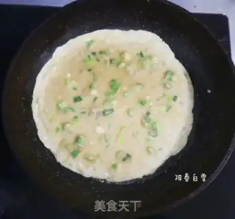 Make All-eat onion egg waffles step 4