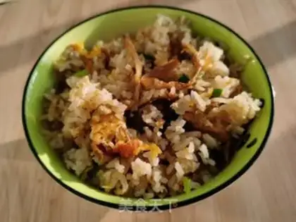 Make radish and egg fried rice step 9