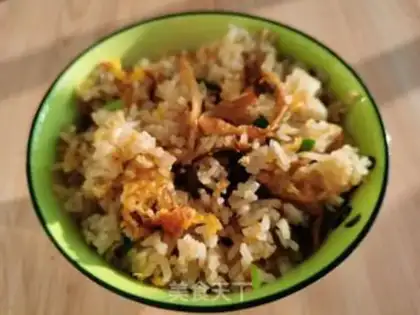 Make radish and egg fried rice step 10