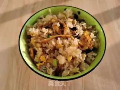 Make radish and egg fried rice step 11