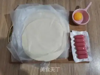 Make Cheese hot dog grab cake step 0