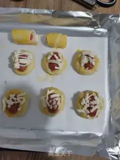 Make Cheese hot dog grab cake step 5