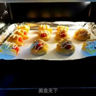 Make Cheese hot dog grab cake step 7