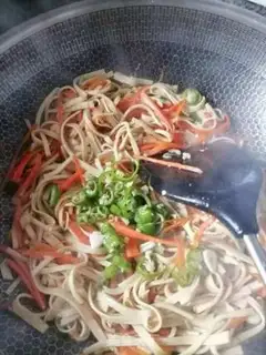 Make Carrot, bean peel step 3