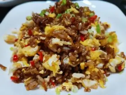Make Egg fried rice step 11