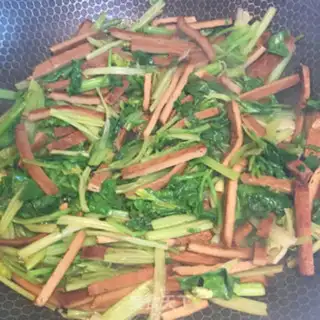 Make Soy-dry, fried celery step 5