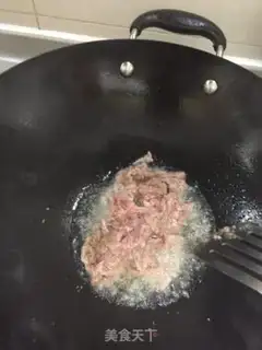 Make Beef fried beans step 2